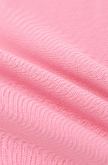 Women's Full Length Everyday Comfort Leggings - Baby Pink | Soft Stretch Elastic Waist
