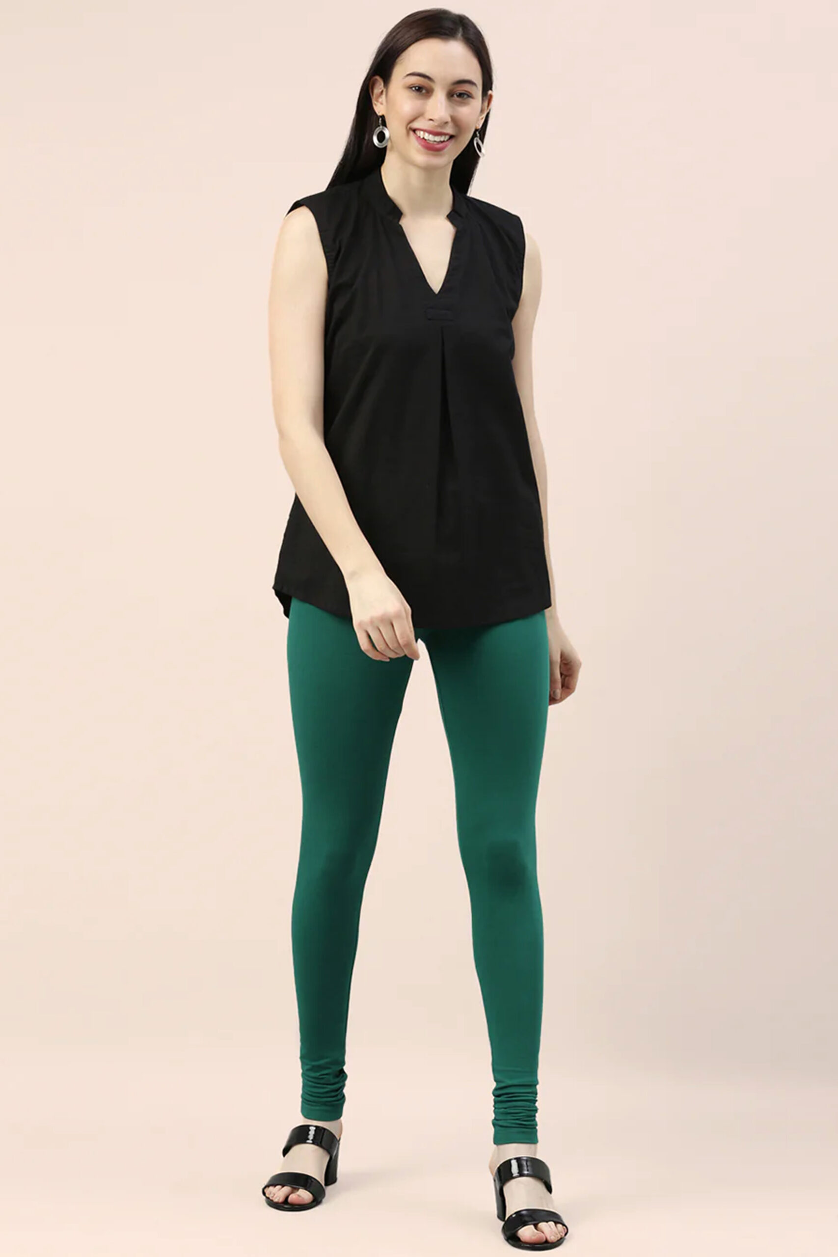 👗 Women’s Everyday Gathering Leggings | Soft 🌿 Stretchable ✨ Comfortable Fit - Image 5