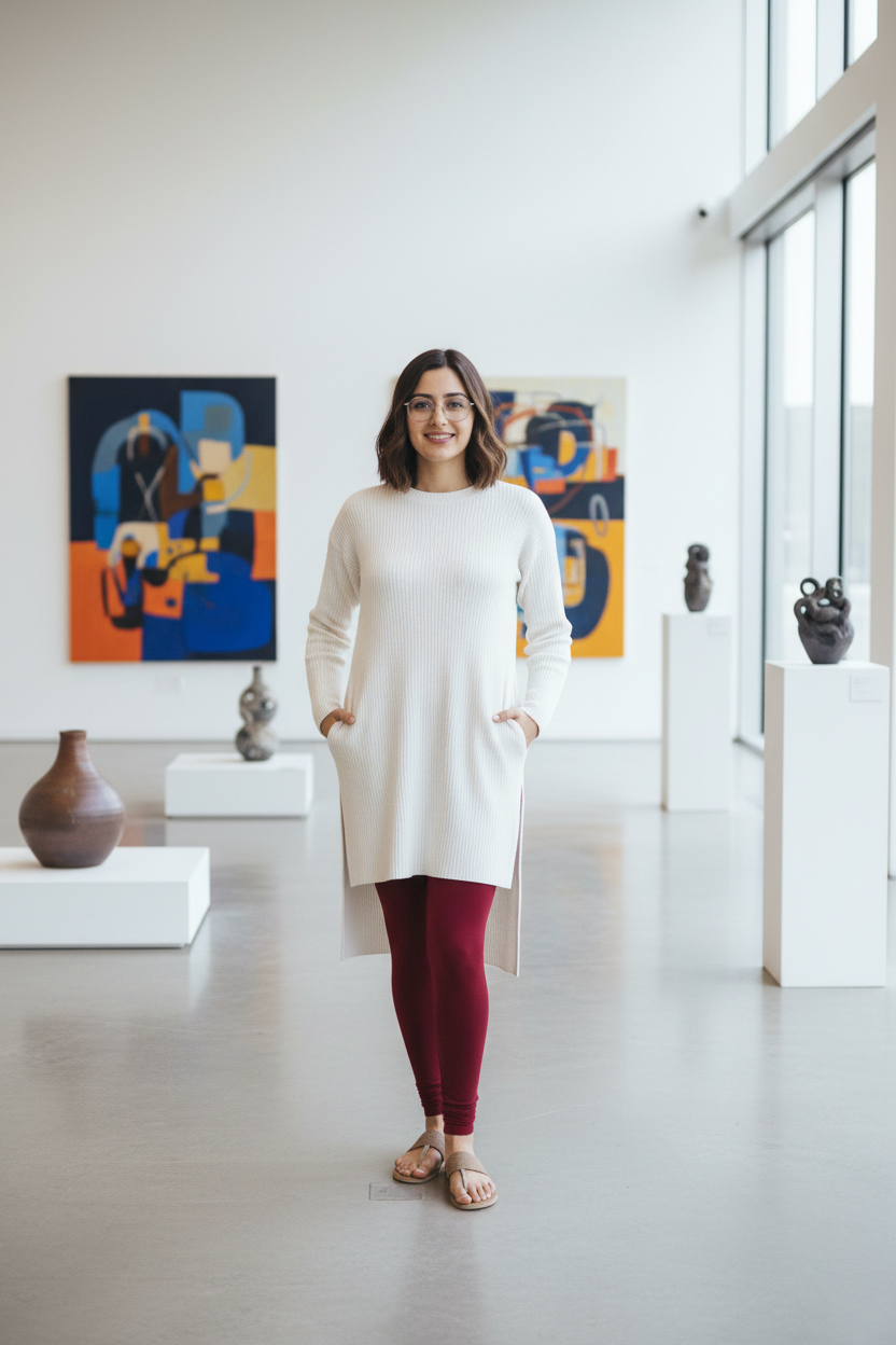 👗 Women’s Everyday Gathering Leggings | Soft 🌿 Stretchable ✨ Comfortable Fit