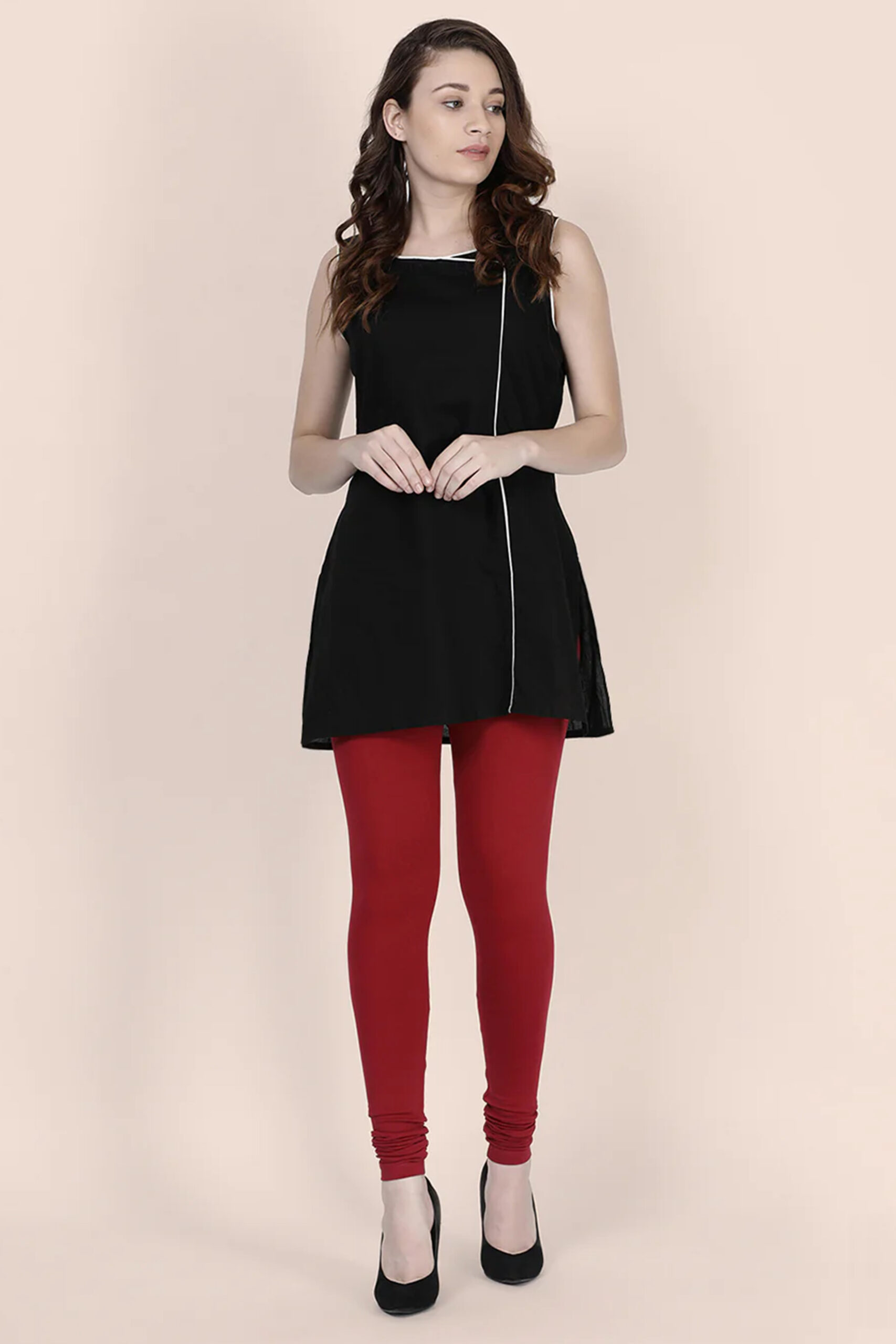 👗 Women’s Everyday Gathering Leggings | Soft 🌿 Stretchable ✨ Comfortable Fit - Image 5